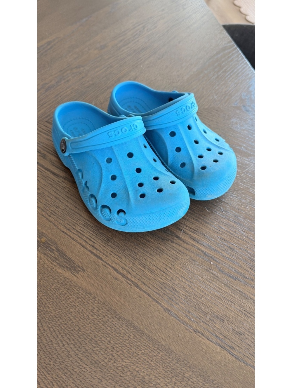 Kids' Blue Classic Crocs Clogs Size J4